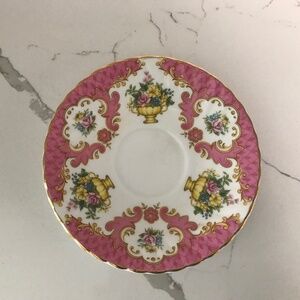Vintage Queens Rosina Fine Bone China Saucer